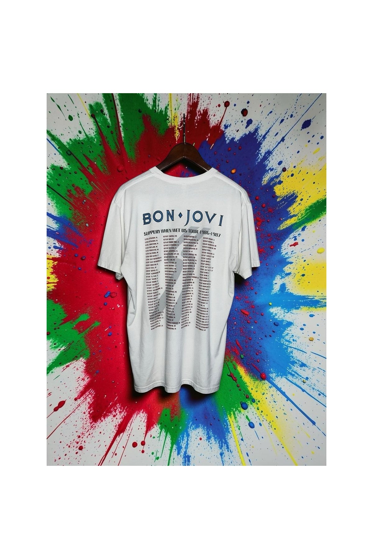 Bon Jovi - Slippery When Wet Tour Tee