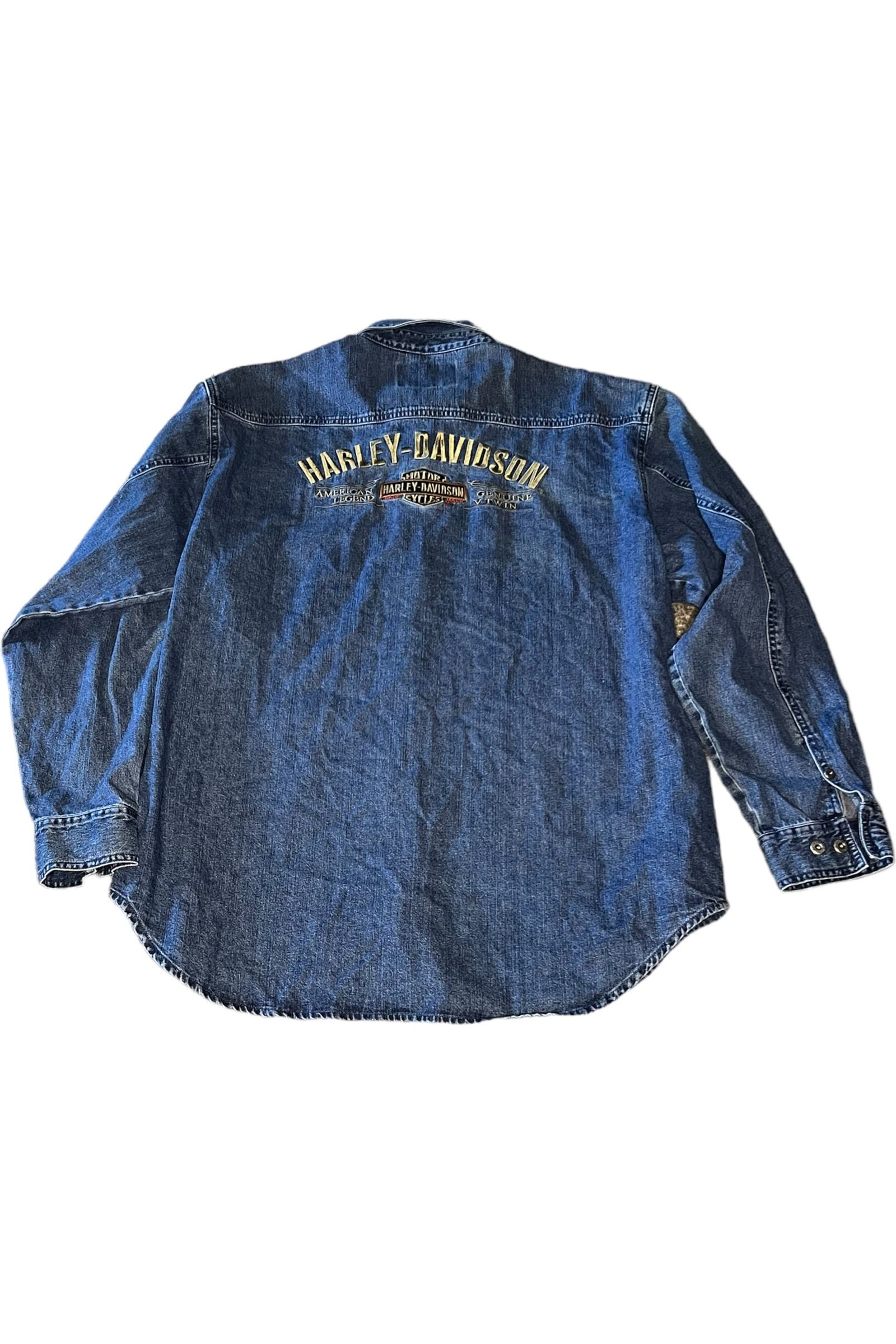 Harley Davidson Denim Long Sleeve - La Kultura
