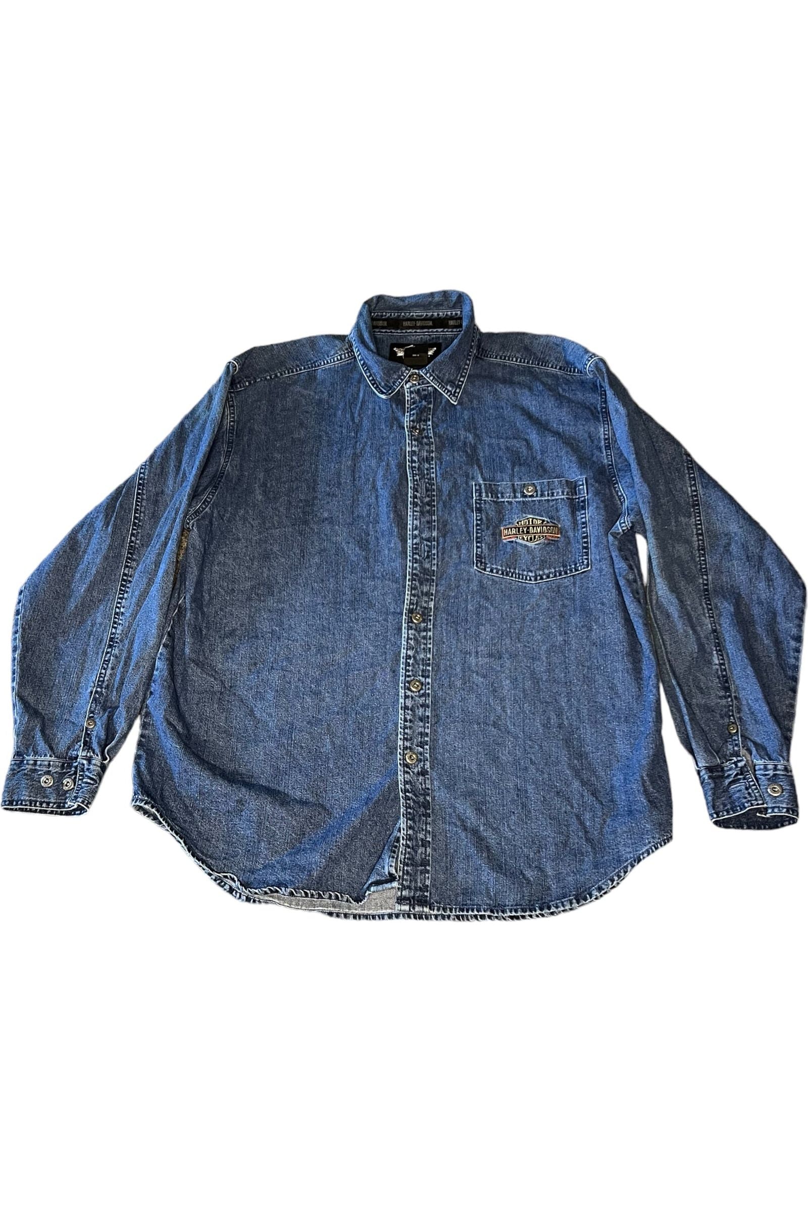 Harley Davidson Denim Long Sleeve - La Kultura