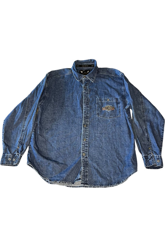 Harley Davidson Denim Long Sleeve - La Kultura