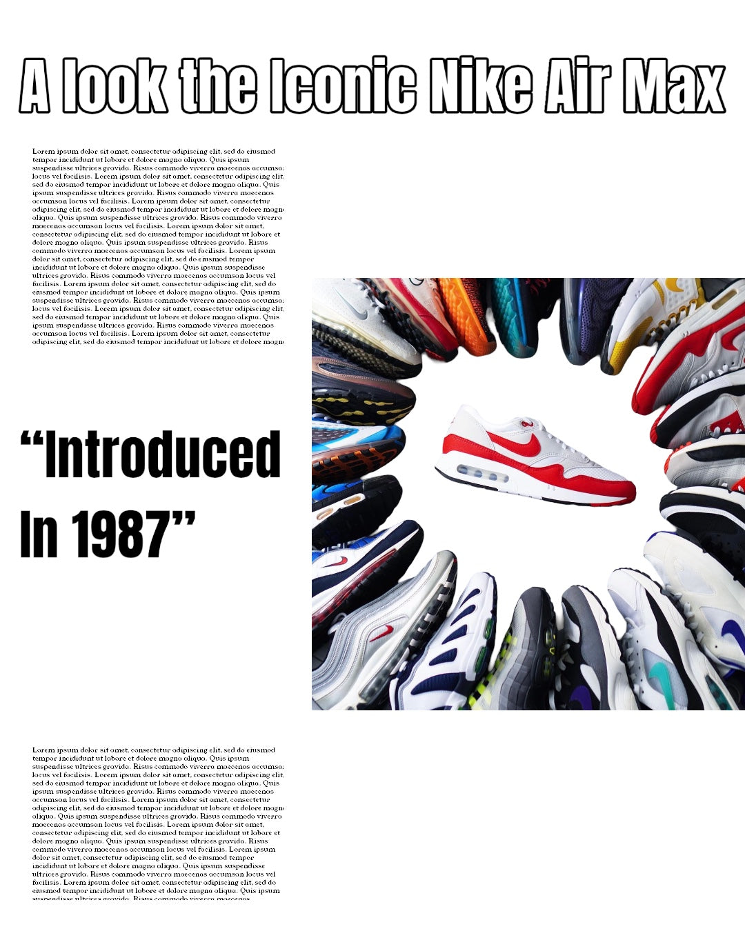 A look the Iconic Nike Air Max