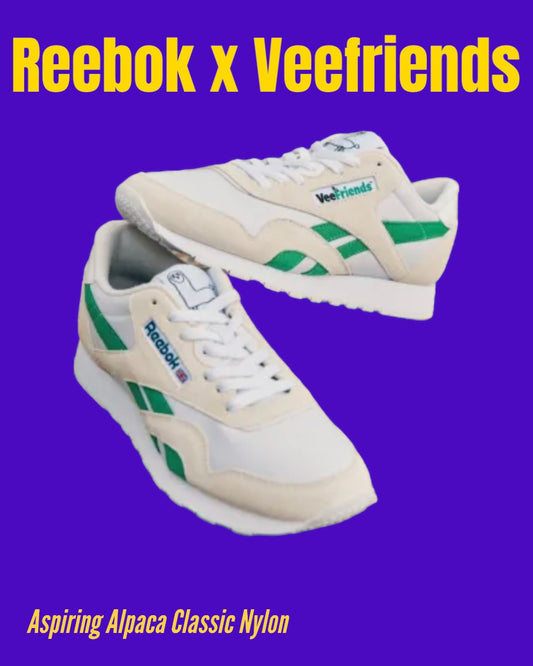 Reebok x VeeFriends join forces for the Exclusive "Aspiring Alpaca Classic Nylon" Sneaker