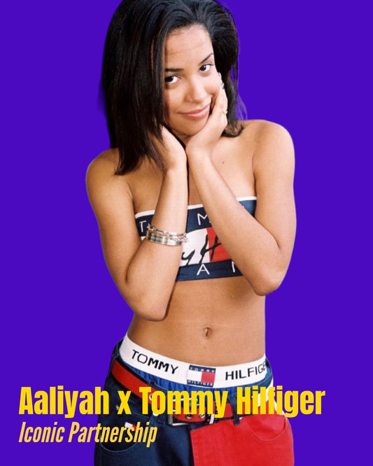 Exploring Aaliyah's Iconic Partnership with Tommy Hilfiger in the 1990s