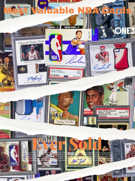 Most Valuable NBA Cards Ever Sold
