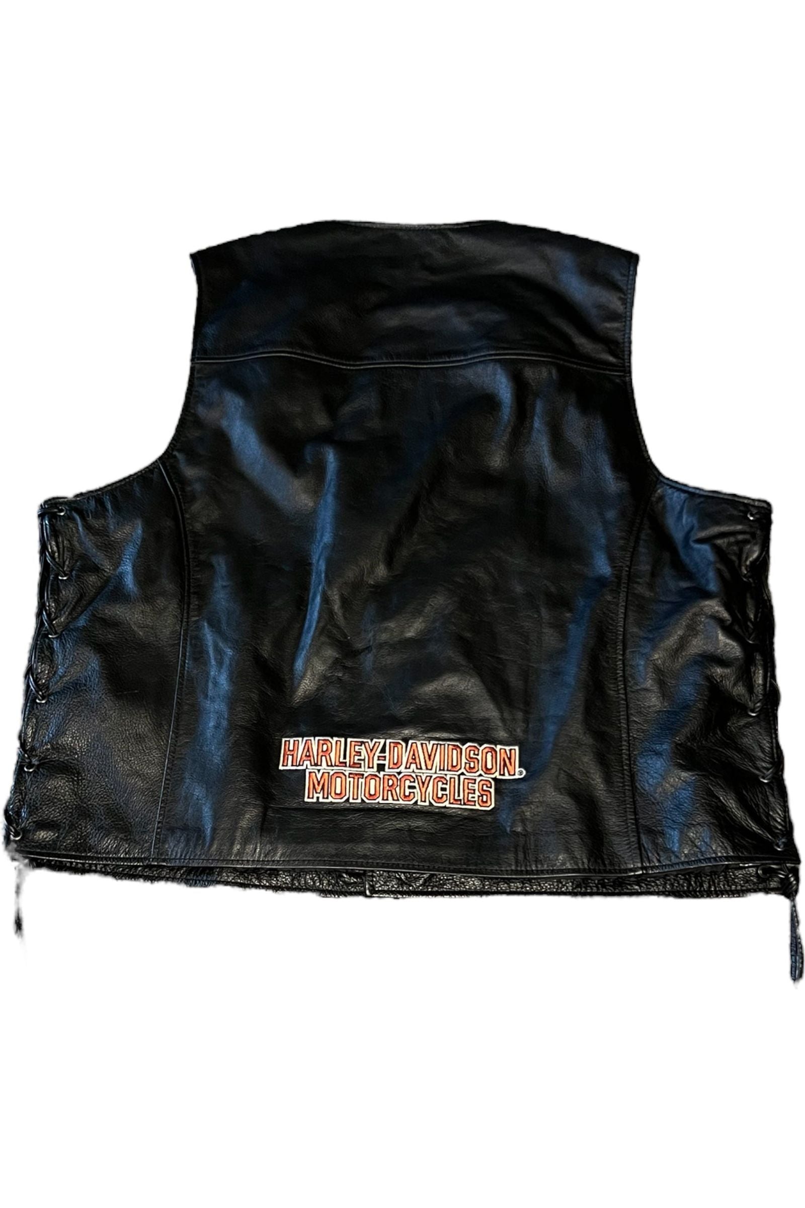 Harley Davidson Leather Vest - La Kultura
