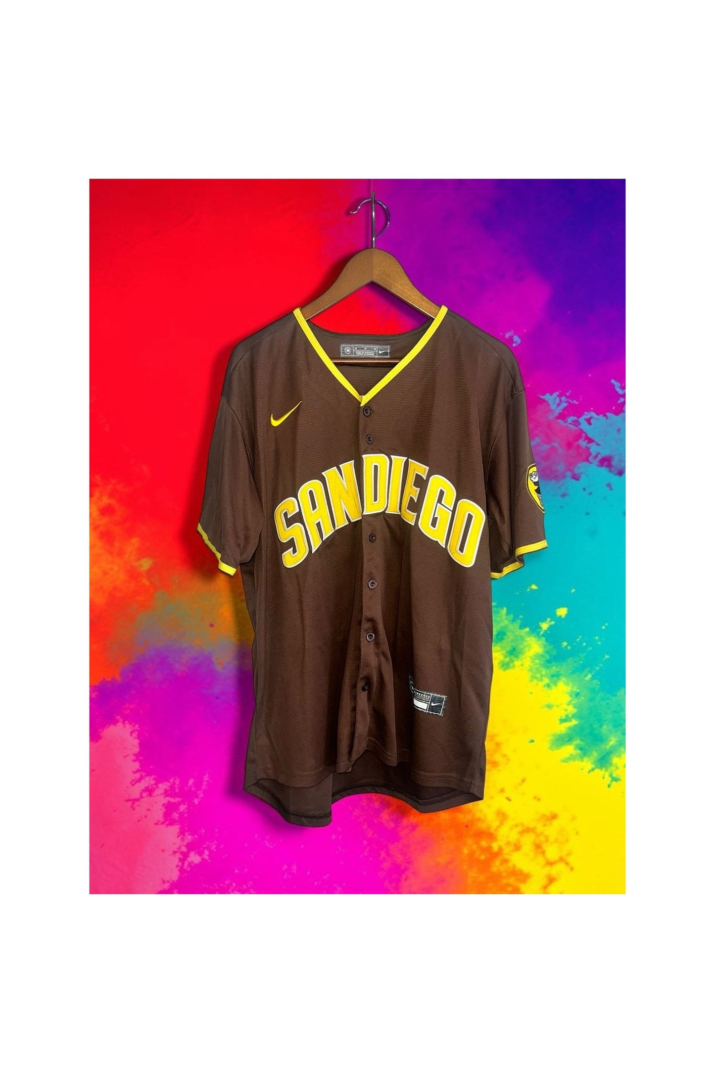 Padres Manny Machado #13 Brown Nike Jersey