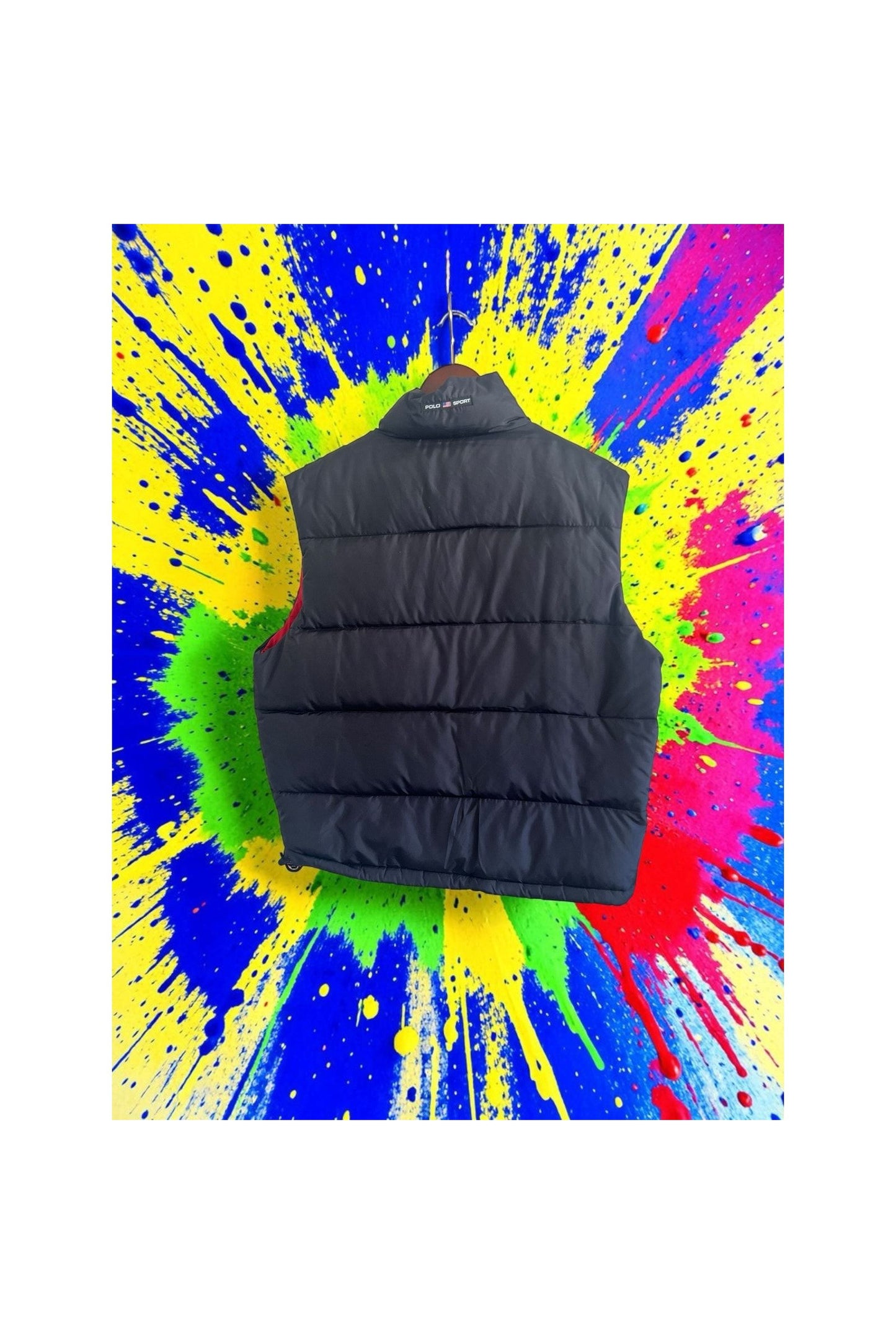 Polo Sport Black Puffer Vest