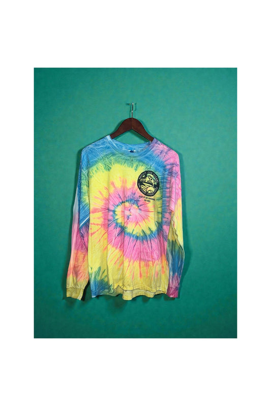 Vintage Protect Our Oceans Tie-Dye Long Sleeve - La Kultura