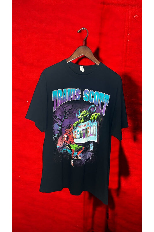 Travis Scott Astroworld Graphic Tee - Black (Boot)