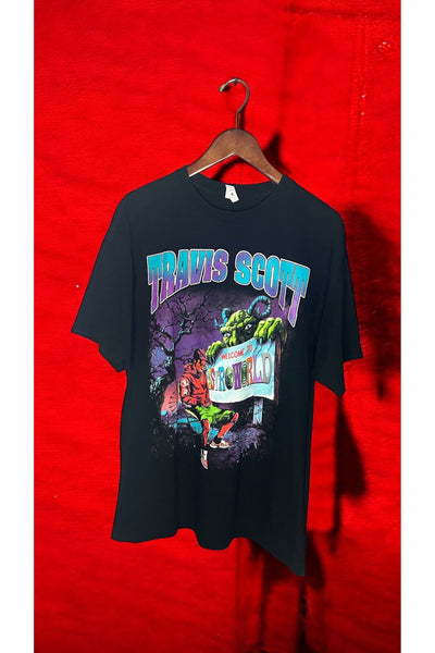 Travis Scott Astroworld Graphic Tee - Black (Boot) – La Kultura