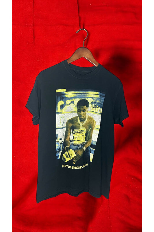Never Broke Again Graphic Tee - Black