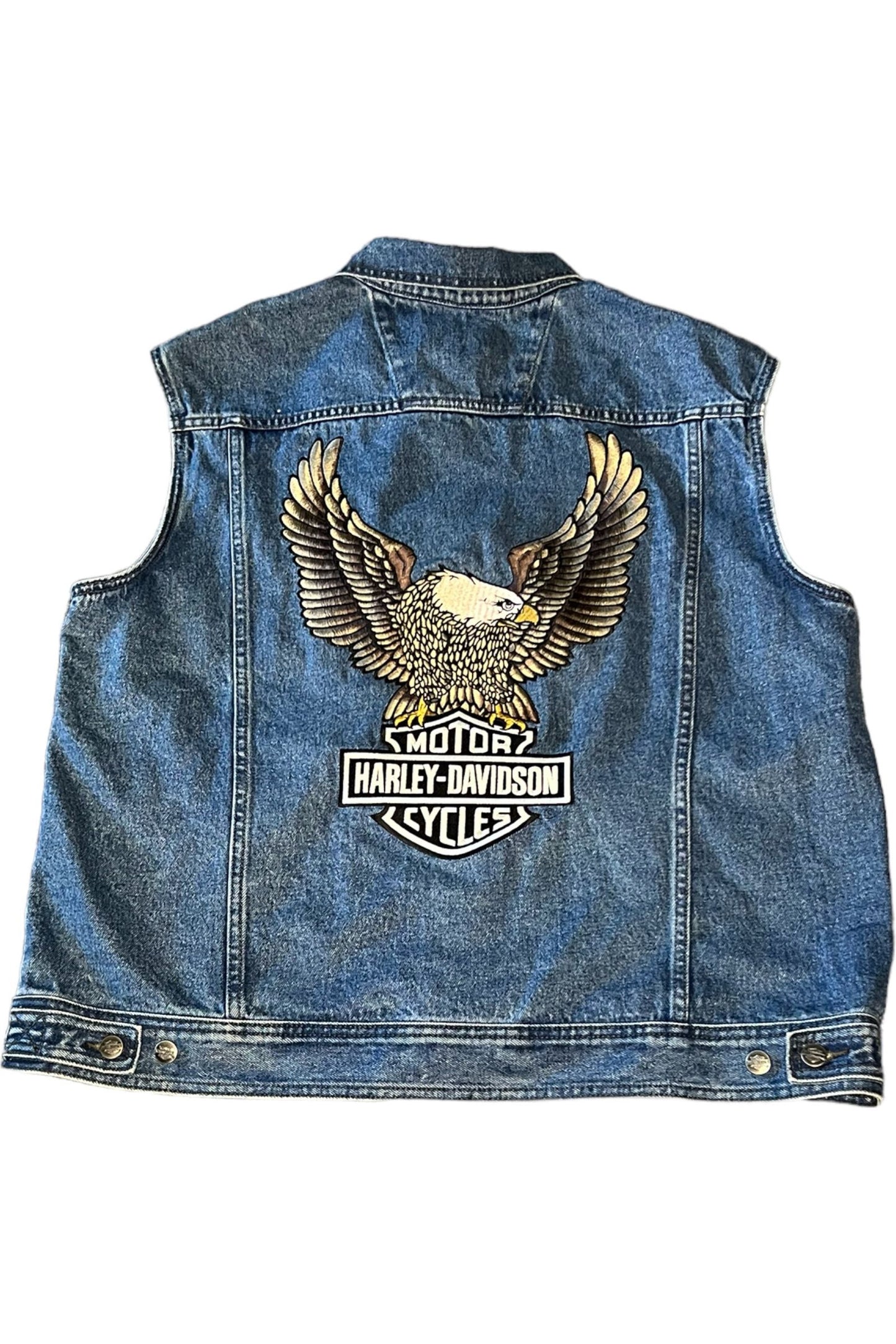 Harley Davidson Denim Vest - La Kultura