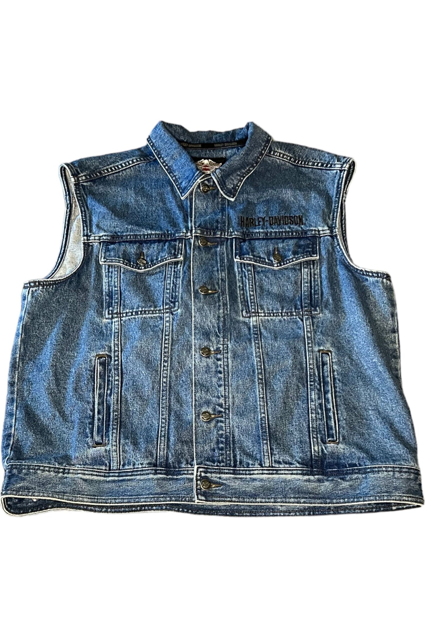 Harley Davidson Denim Vest - La Kultura