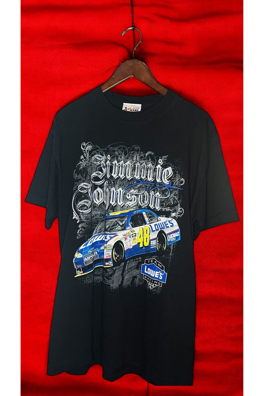 Jimmie Johnson #48 Lowe’s NASCAR T-Shirt – Retro Racing Graphic Tee