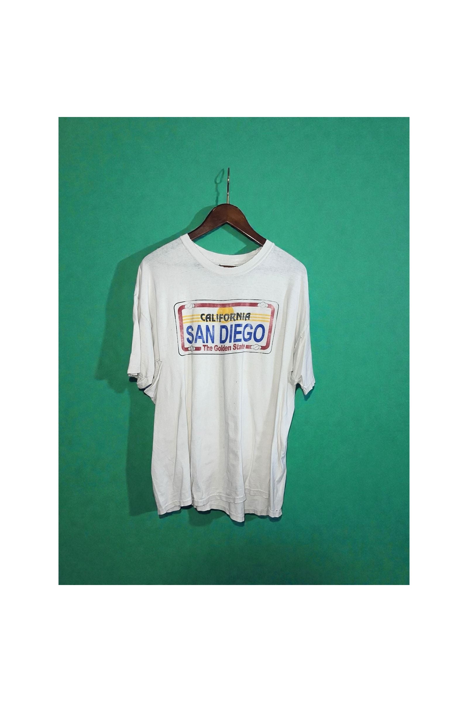 Vintage California San Diego “Golden State” License Plate - La Kultura
