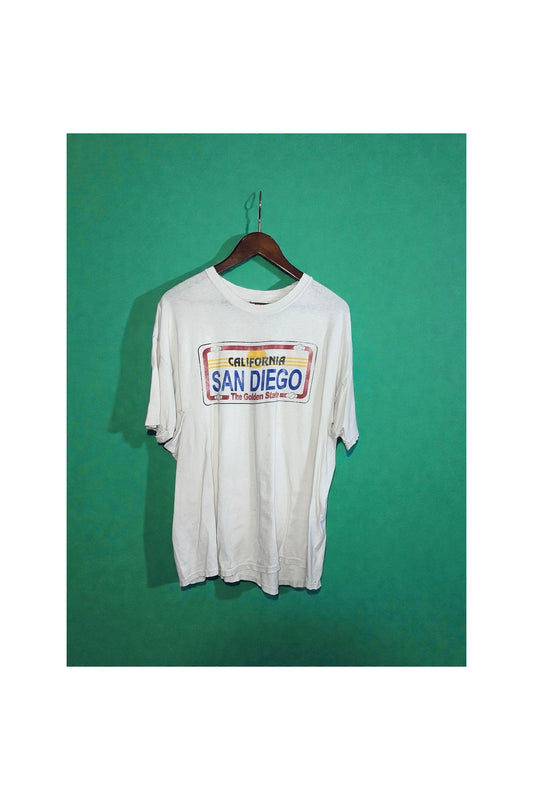 Vintage California San Diego “Golden State” License Plate - La Kultura