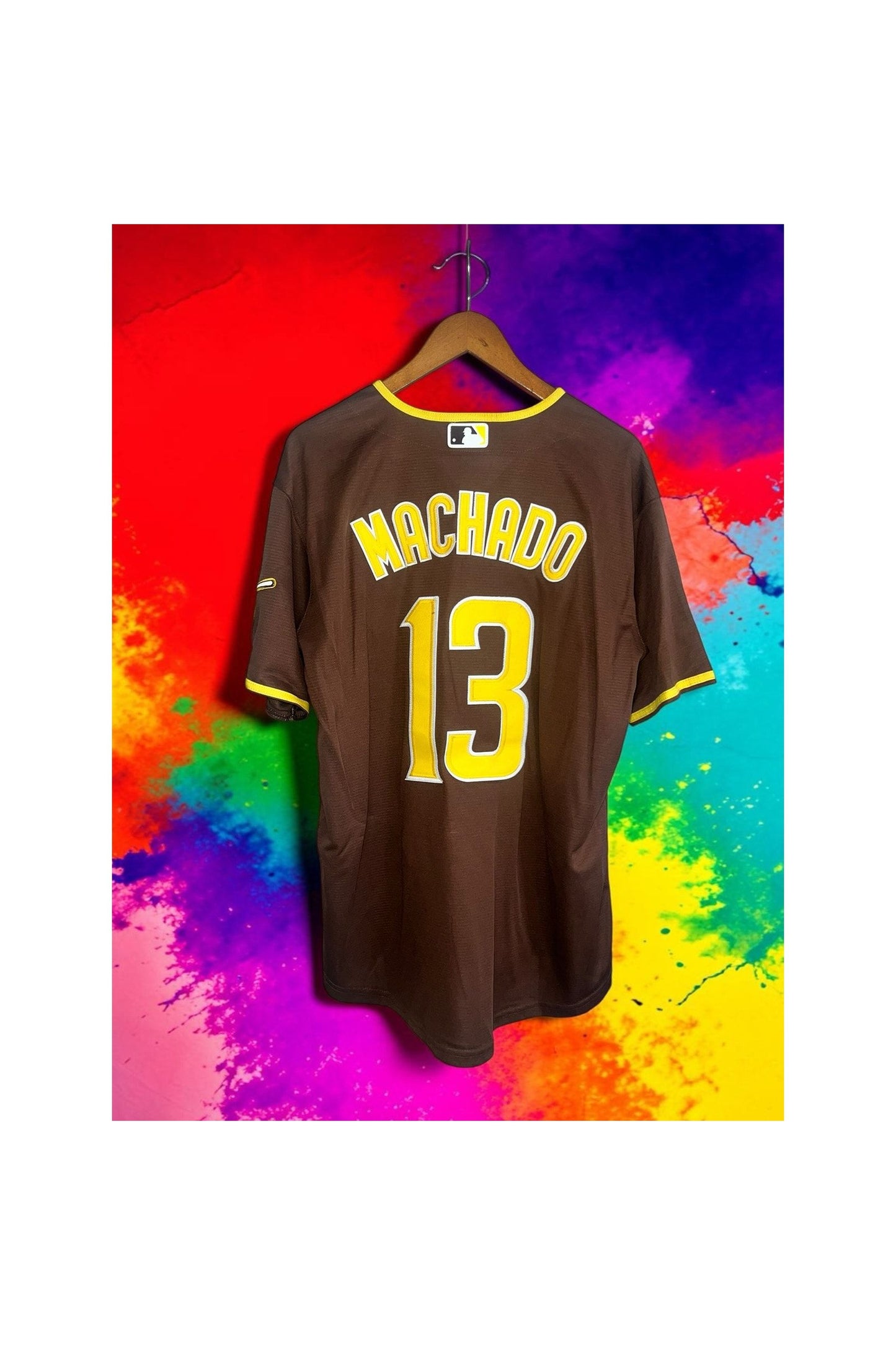 Padres Manny Machado #13 Brown Nike Jersey